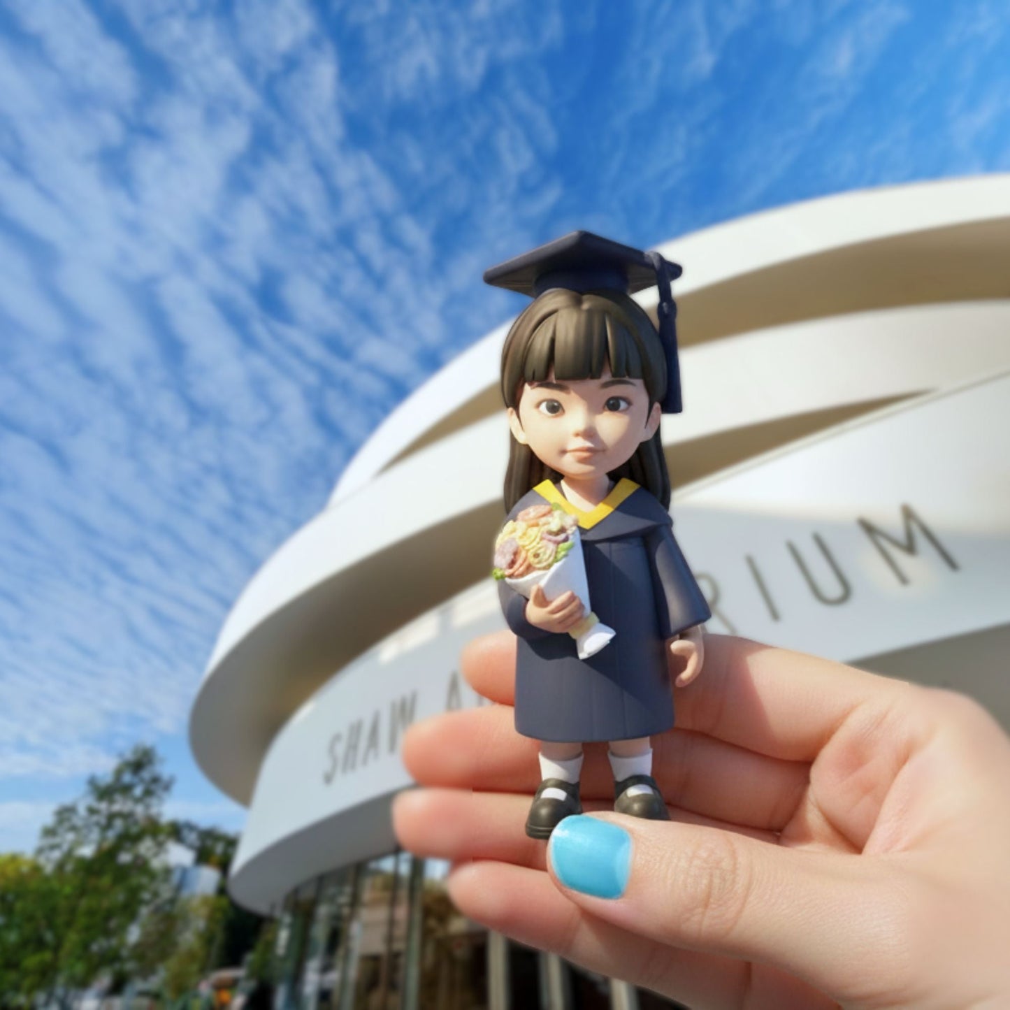 HKUST Graduation Gift: Photo - Customized 3D - Printed Creative Doll Figurine as a Gift - OOOMG