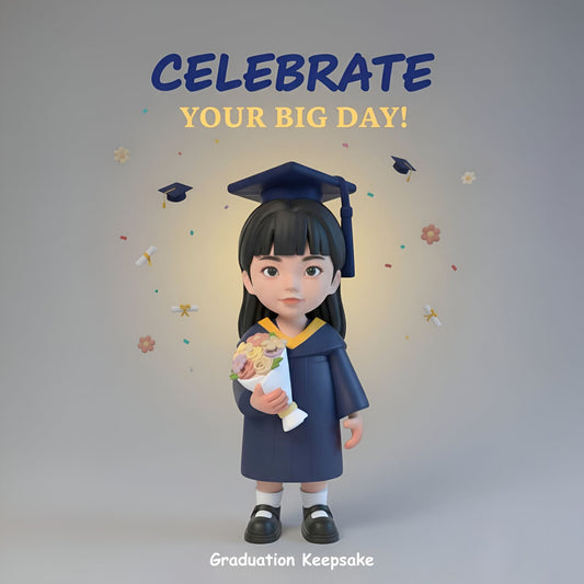 HKUST Graduation Gift: Photo - Customized 3D - Printed Creative Doll Figurine as a Gift - OOOMG