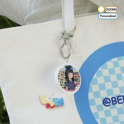 MiLi Tag × OOOMG | 2.5D Avatar Item Finder Case Customized Printing Air Tag Case For Graduation - OOOMG