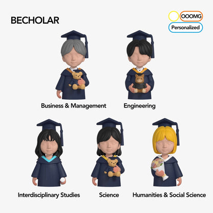 MiLi Tag × OOOMG | 2.5D Avatar Item Finder Case Customized Printing Air Tag Case For Graduation - OOOMG