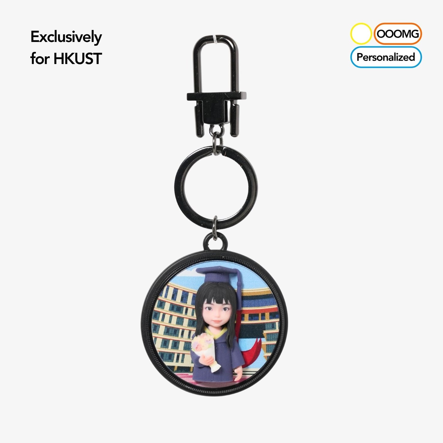 MiLi Tag × OOOMG | 2.5D Avatar Item Finder Case Customized Printing Air Tag Case For Graduation - OOOMG