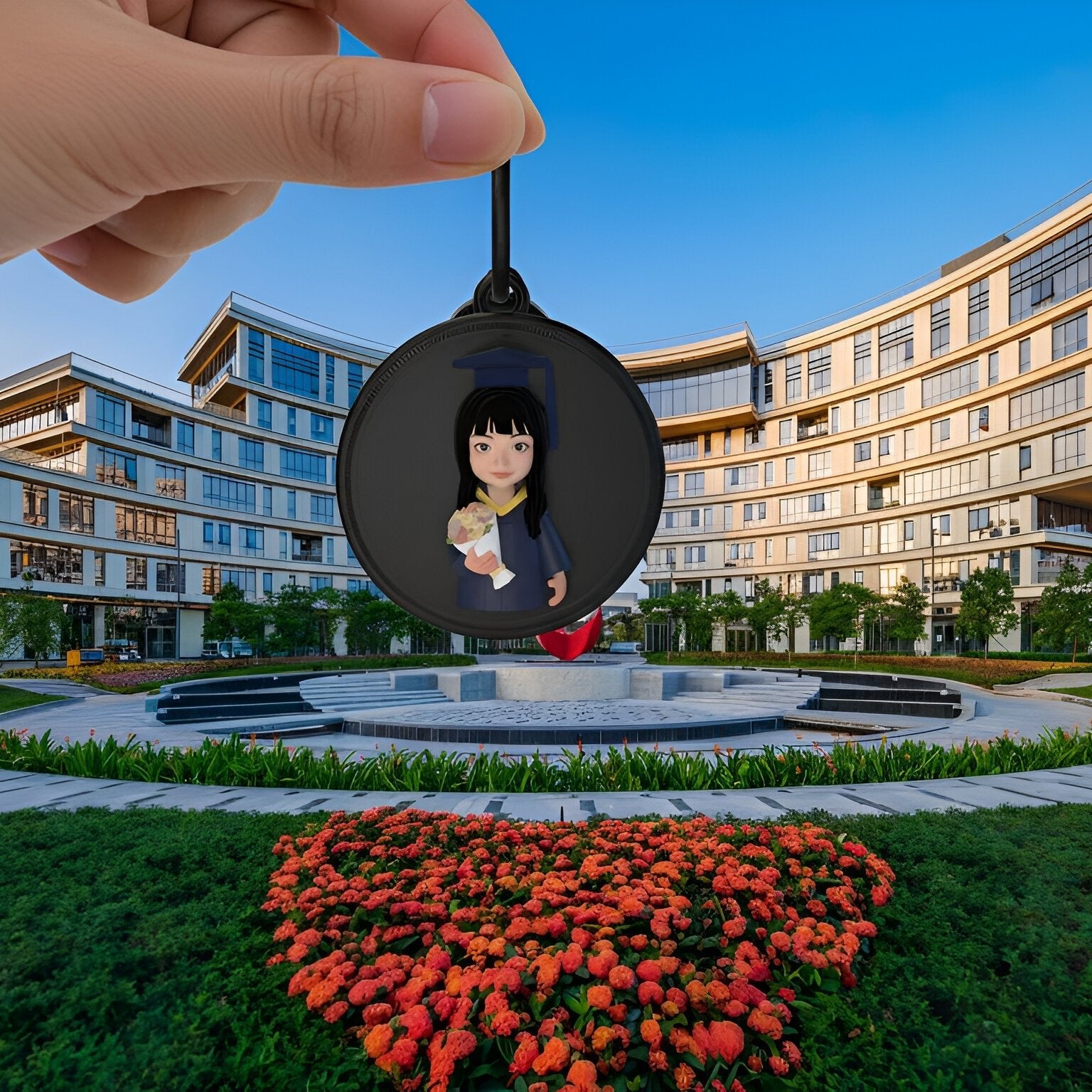 MiLi Tag × OOOMG | 2.5D Avatar Item Finder Case Customized Printing Air Tag Case For Graduation - OOOMG