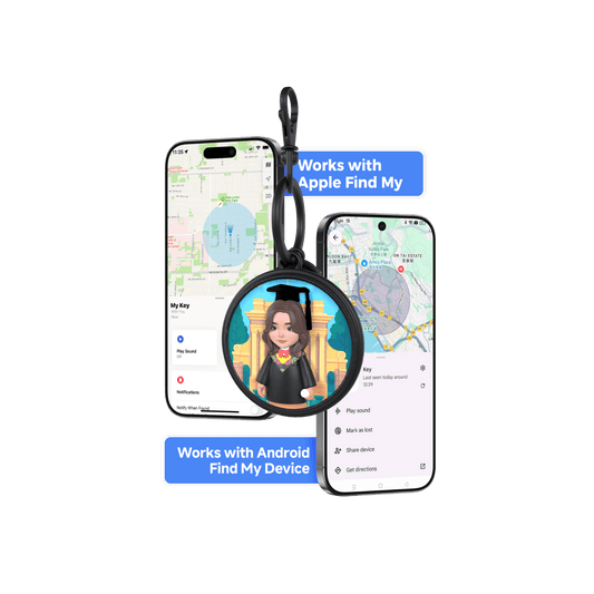 MiLi Tag × OOOMG | Graduation Gifts 2.5D Avatar Item Finder Case Customized Air Tag Case - OOOMG
