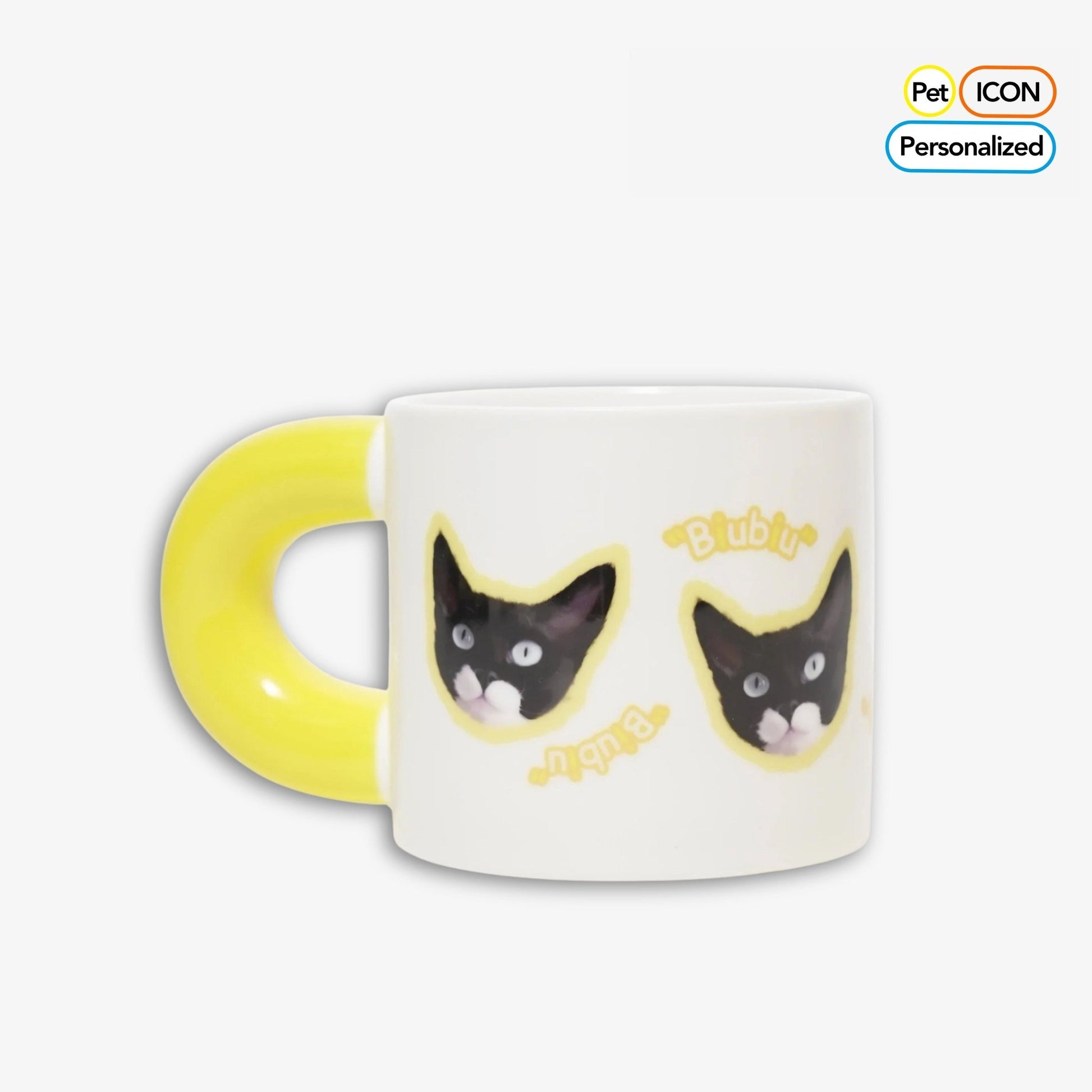 Personalized Pawsome Ceramic Cup - Dog and Cat Lovers' Insulated Home Coffee/Tea Mug with Handle - OOOMG