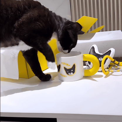 Personalized Pawsome Ceramic Cup - Dog and Cat Lovers' Insulated Home Coffee/Tea Mug with Handle - OOOMG