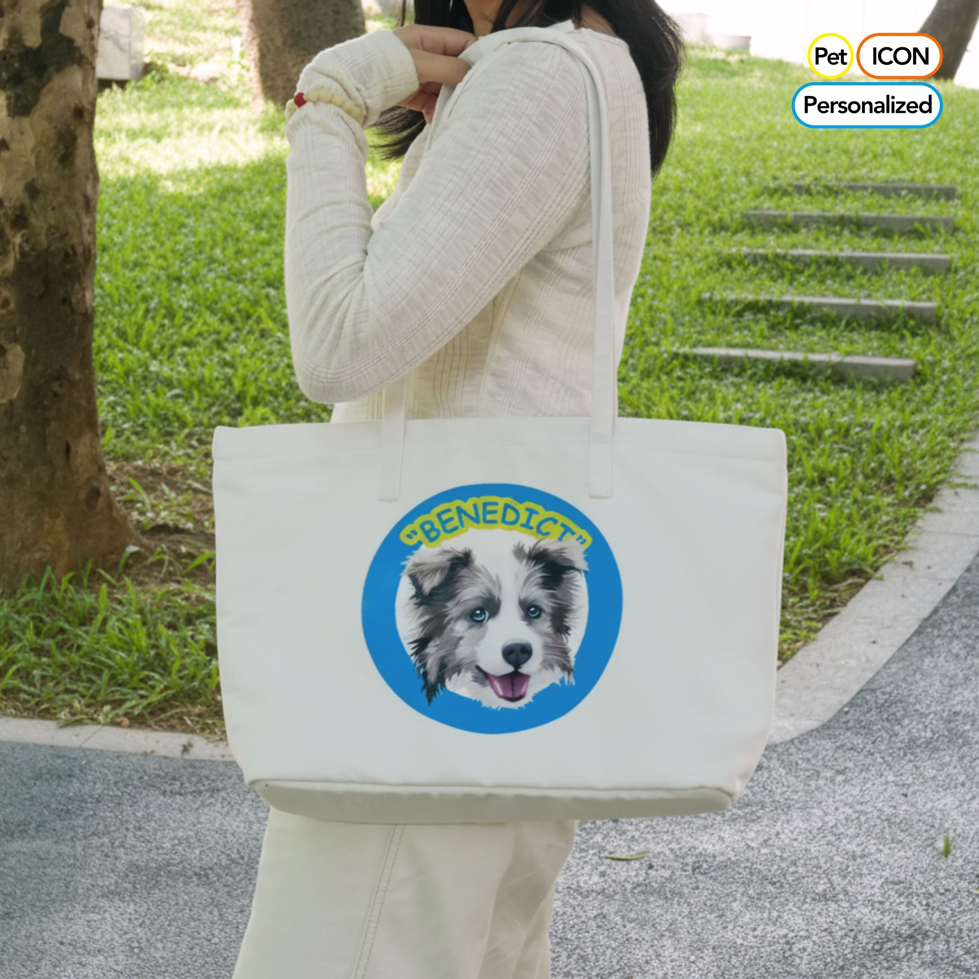 Pet custom peripheral tote bag large capacity women's shoulder backpack cat dog creative gifts - OOOMG