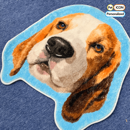 Pet custom shaped carpet milk velvet bedroom living room room cat dog creative gifts - OOOMG