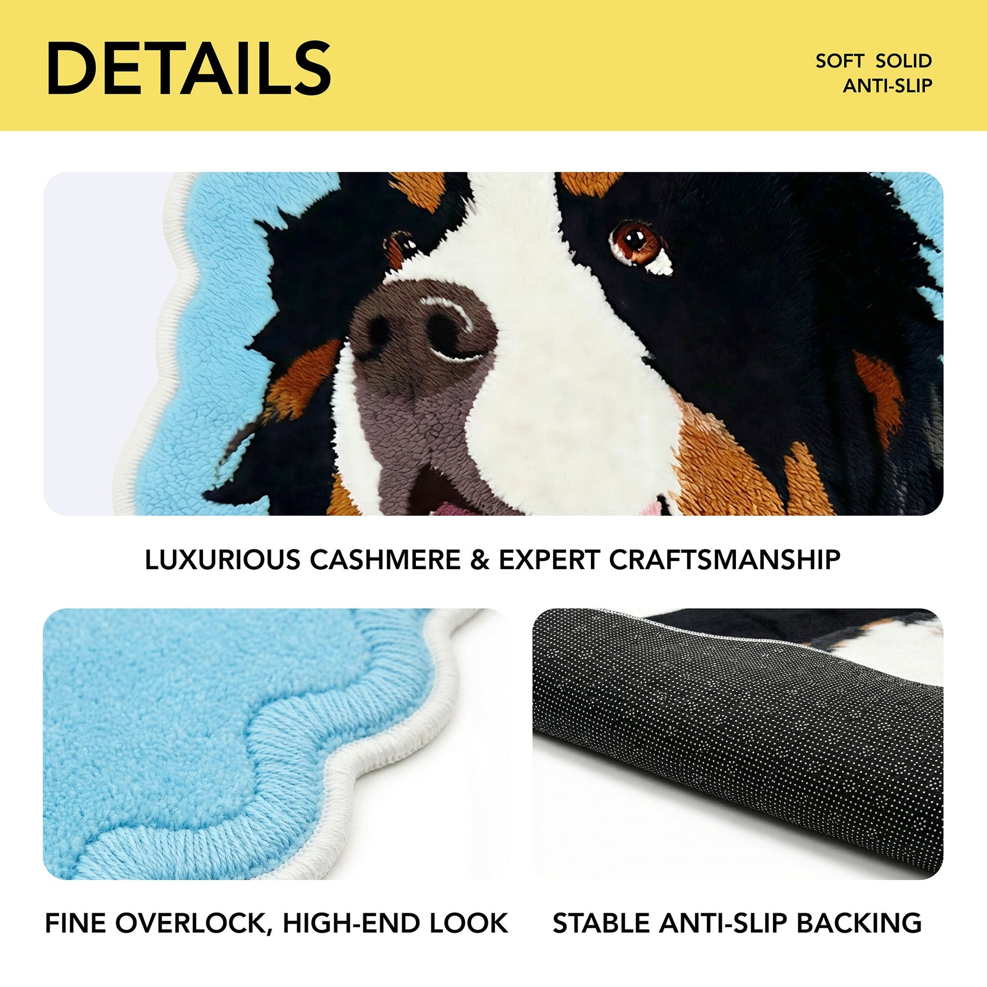 Pet custom shaped rug bedroom living room room cat dog creative gifts - OOOMG